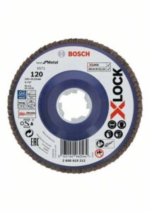 Kotouč brusný lamelový Bosch X571 Best for Metal X-LOCK 125×22