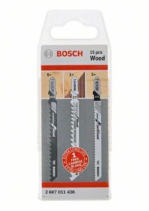 Sada pilových plátků Bosch Wood 15 ks BOSCH