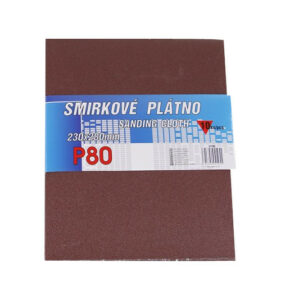 Plátno smirkové 230x280mm P80 (10ks/bal) - 121735 EURO NARADI