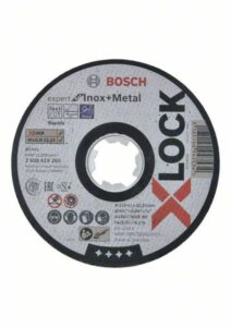 Kotouč řezný korundový Bosch Expert for Inox+Metal X-LOCK 115×22