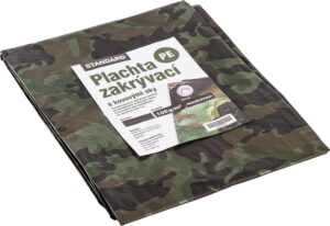 Plachta zakrývací DEK STANDARD 100 g/m2 maskovací 4×6 m (12 m2) DEK