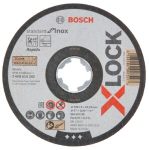 Kotouč řezný korundový Bosch Standard for Inox X-LOCK 125×22