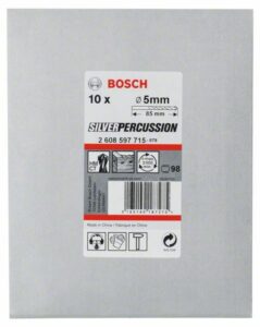 Vrták do betonu Bosch CYL-3 Silver Percussion 5×50×85 mm 10 ks BOSCH