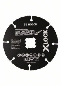 Kotouč řezný karbonový Bosch Carbide Multi Wheel X-LOCK 125×22