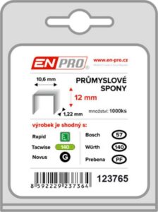 Spony PROFI 345/08 mm (700 ks/bal) EURO NARADI