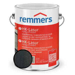 Lazura ochranná Remmers HK Lasur Grey protect graphit 5 l REMMERS