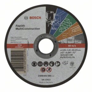 Kotouč řezný korundový Bosch Rapido Multi Construction 125×22