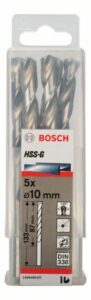 Vrták do kovu Bosch HSS-G DIN 338 10×87×133 mm 5 ks BOSCH