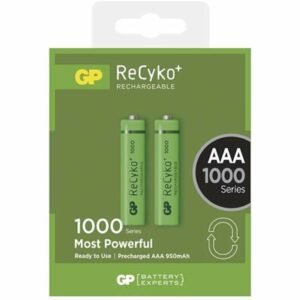 Baterie nabíjecí GP ReCyko HR03(AAA) 1000 mAh (2 ks/bal) EMOS