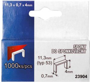 Spony box 6 mm (1000 ks/bal.) EURO NARADI