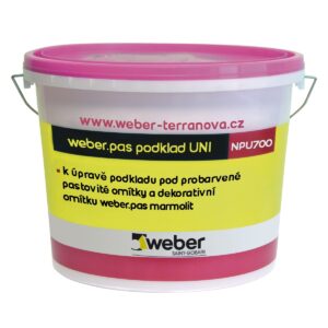 Penetrace weberpas podklad UNI červený 5 kg WEBER