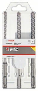 Sada vrtáků do betonu Bosch SDS-plus-5X 6–10 mm 3 ks BOSCH