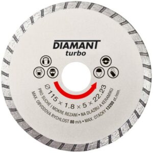 Kotouč na beton a kámen Diamant Turbo 125 mm EURO NARADI