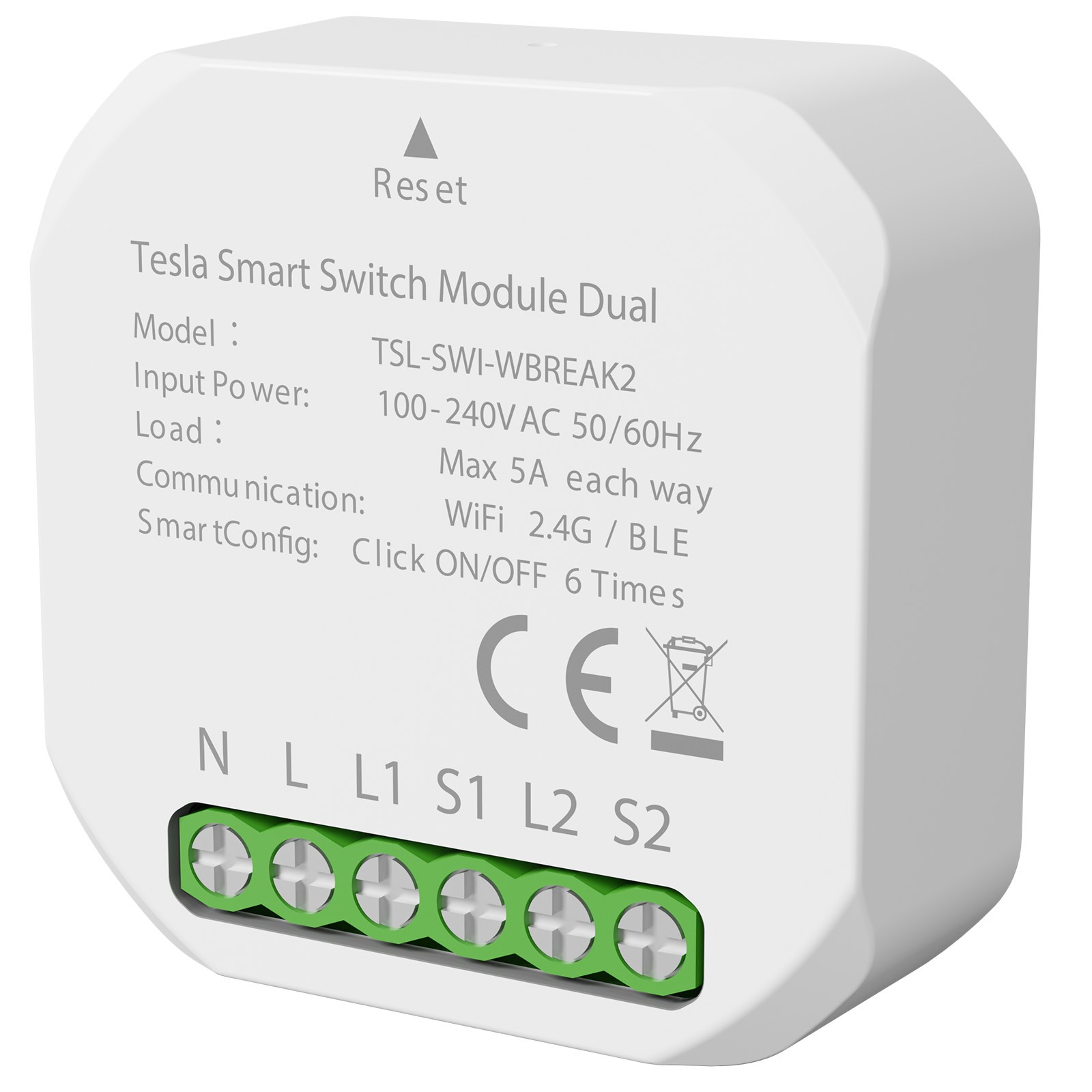 Modul pod spínač Tesla Smart Switch Module Dual