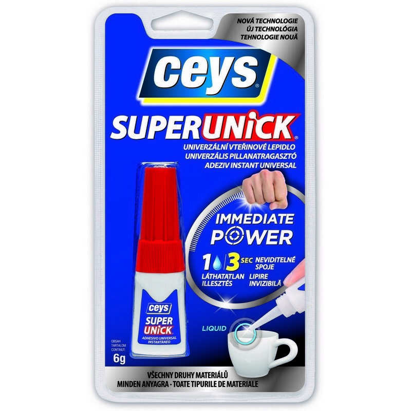 Lepidlo vteřinové Ceys SUPERUNIC IMMEDIATE POWER 6 g