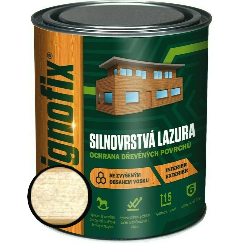 Lazura silnovrstvá Lignofix bezbarvý