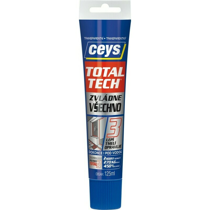 Tmel lepicí Ceys TOTAL TECH Express transparent 125 ml