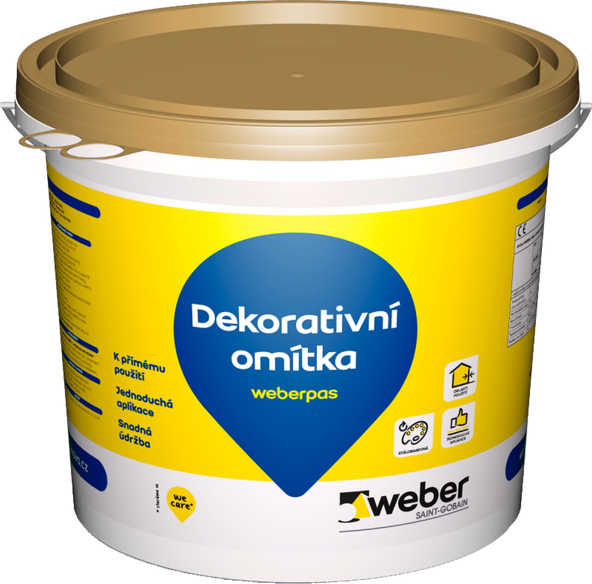 Omítka mozaiková weberpas design sand KRRL 20 kg weber