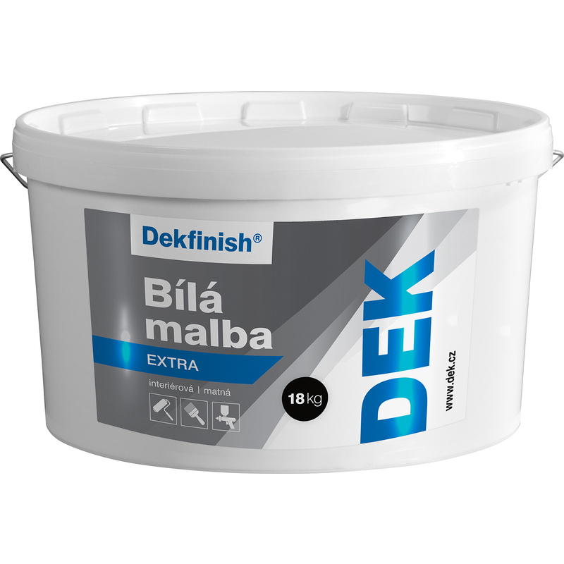 Malba interiérová DEKFINISH EXTRA 96% bílá