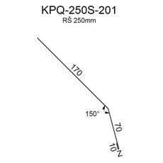 Okapový plech RS250S-150 SP35 2V16A 0