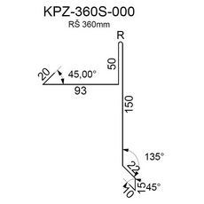 Závětrná lišta RS360SS SP25 2G150 0