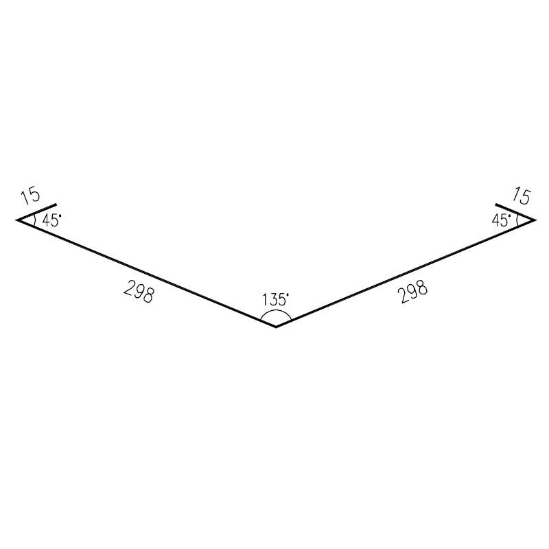 Úžlabí RS625S-135 SP25 RAL5010 0