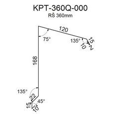 Ukončení pultové střechy RS360A-75 SP35 2G55A 0