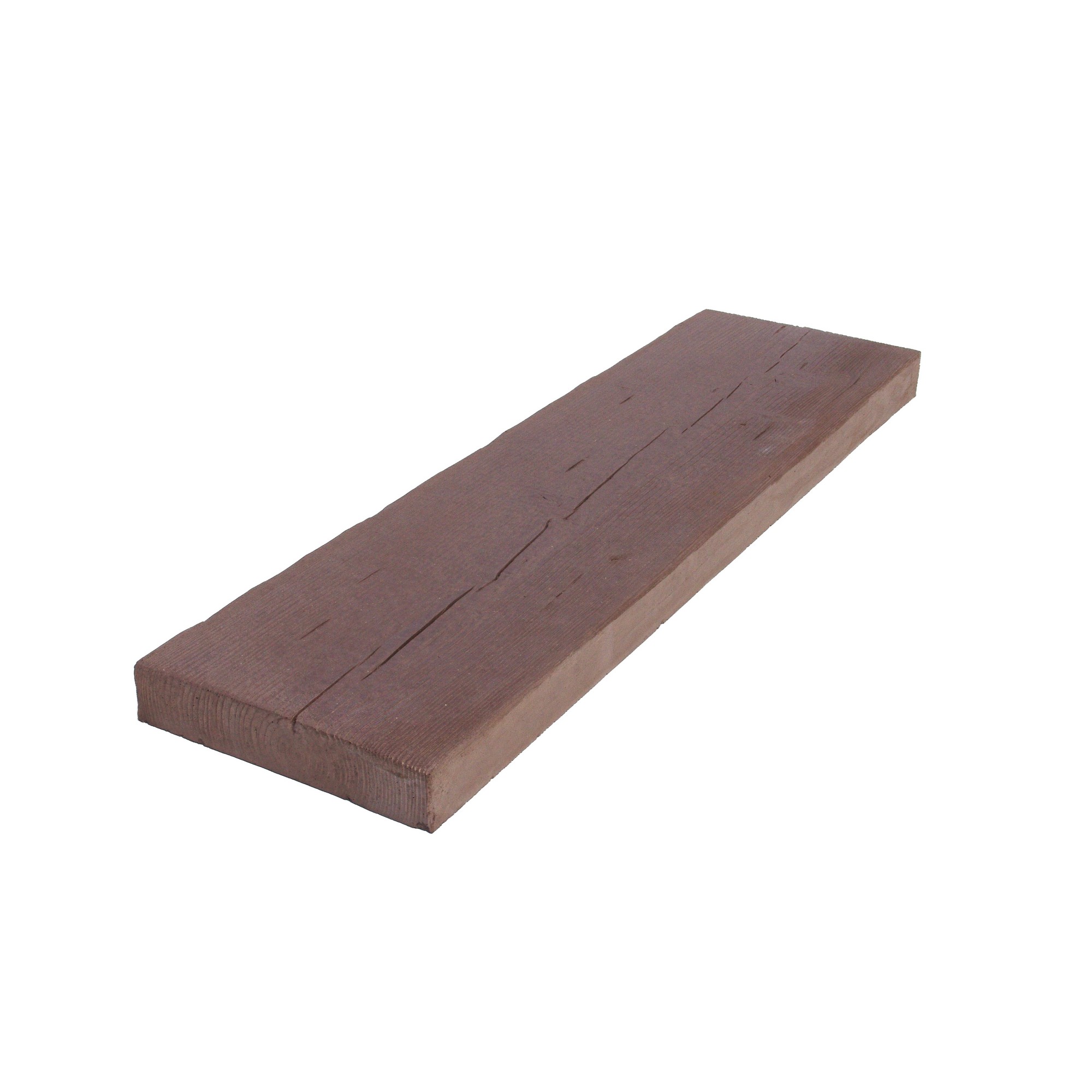 Dlažba betonová Presbeton BARK 7 reliéfní prkno hnědá 250×890×50 mm PRESBETON