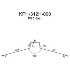 Hřebenáč RS312H-150 SP25 RAL7024 0