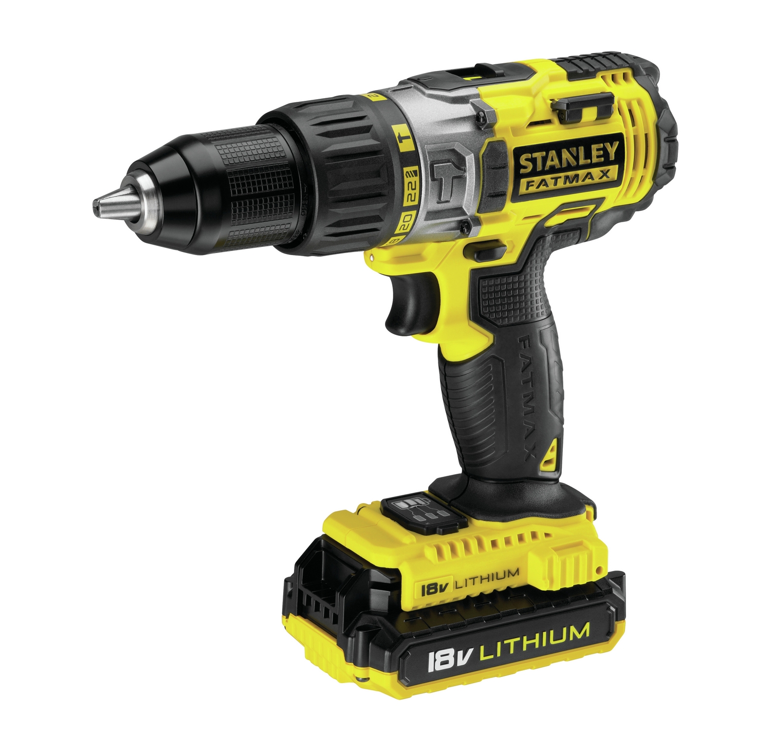 Šroubovák vrtací s příklepem AKU Stanley FatMax FMC625D2-QW Stanley FatMax