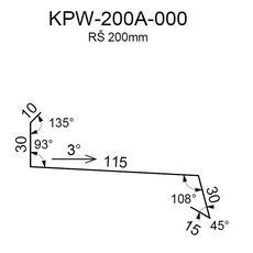 Oplechování římsy RS200A SP25 RAL7035 0