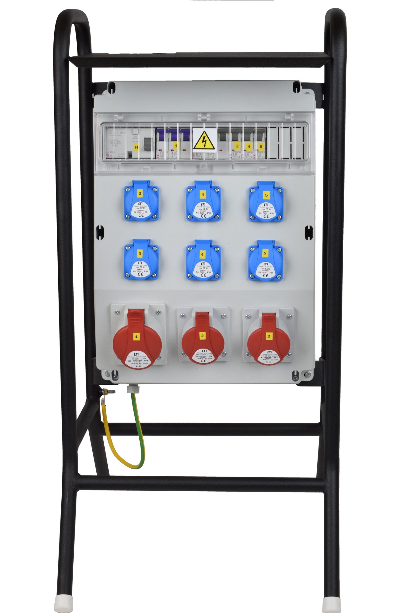 Rozvaděč staveništní ETI EDS16S 6-2/3-5 16/32 6× 230 V 3× 400 V
