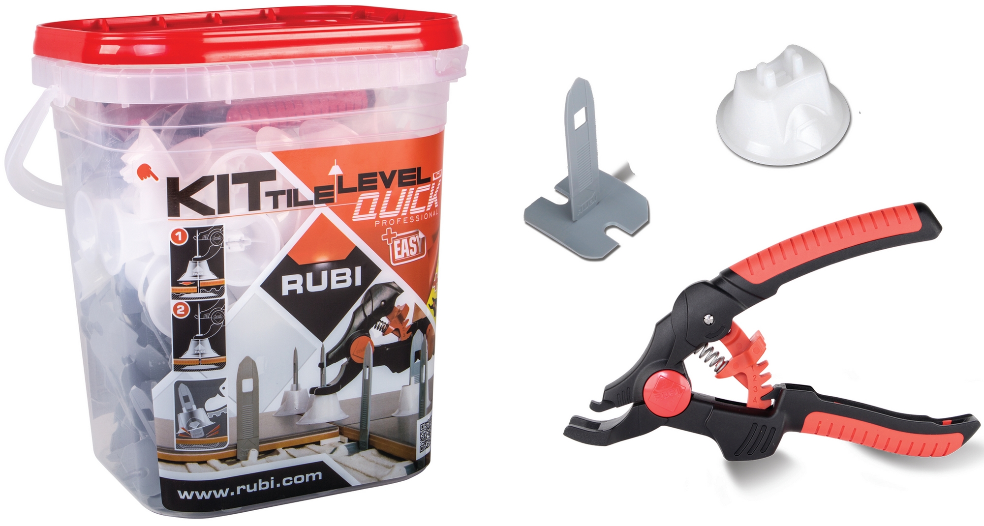 Sada nivelační RUBI TILE LEVEL QUICK 201 ks RUBI