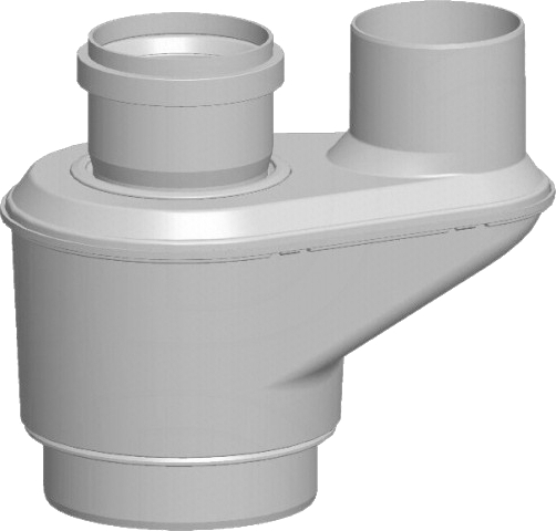 Adaptér DN 80/125-2× DN 80 Wolf WOLF