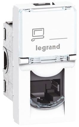 Zásuvka datová Legrand Mosaic CAT6 1× RJ45 1 modul bílá Legrand