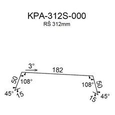 Atikový plech RS312S SP25 RAL7024 0