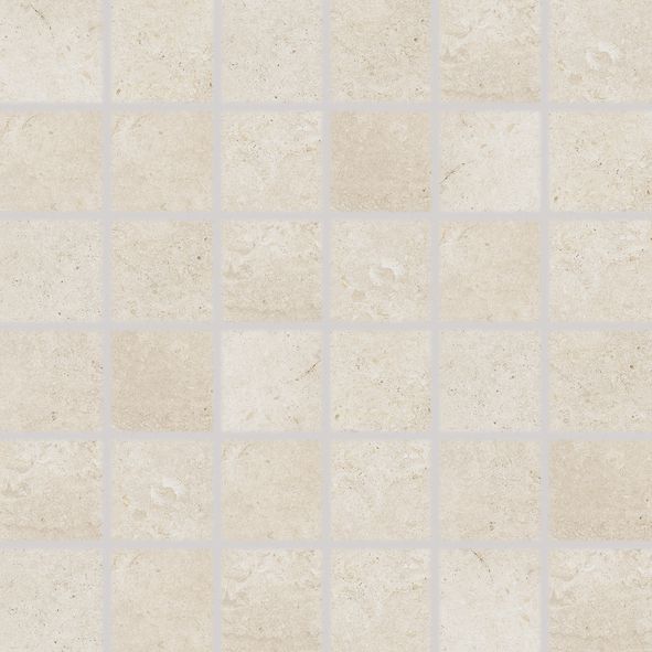 Mozaika Rako Limestone 5×5 cm (set 30×30 cm) béžová DDM06801 RAKO