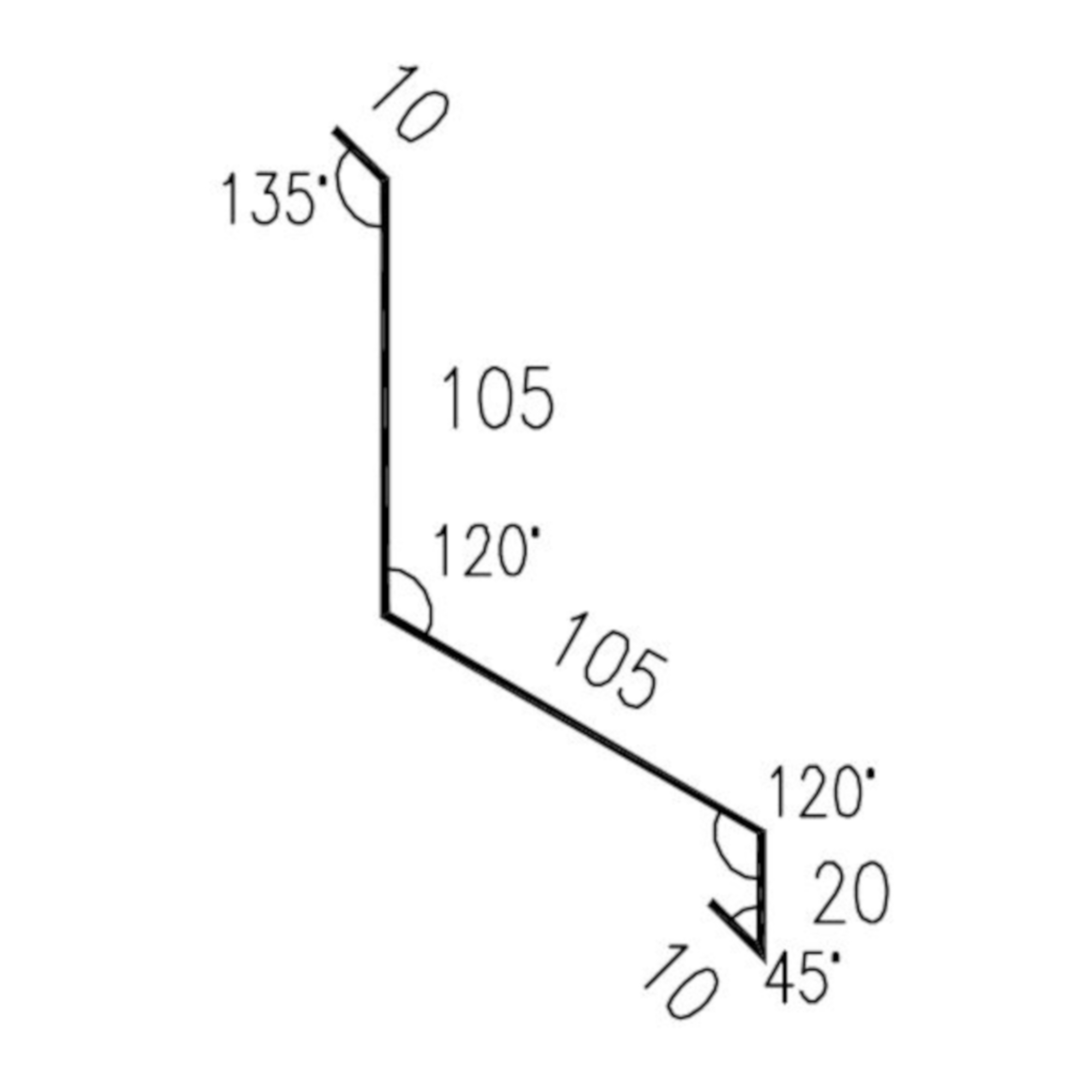 Lemování zdi rovnoběžné s okapem RS250Q-120 SP25 2M295 0