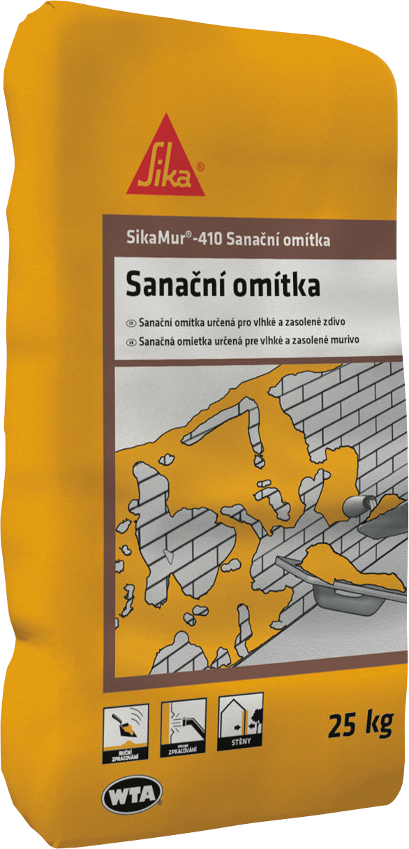 Omítka sanační základní SikaMur-410 25 kg Sika