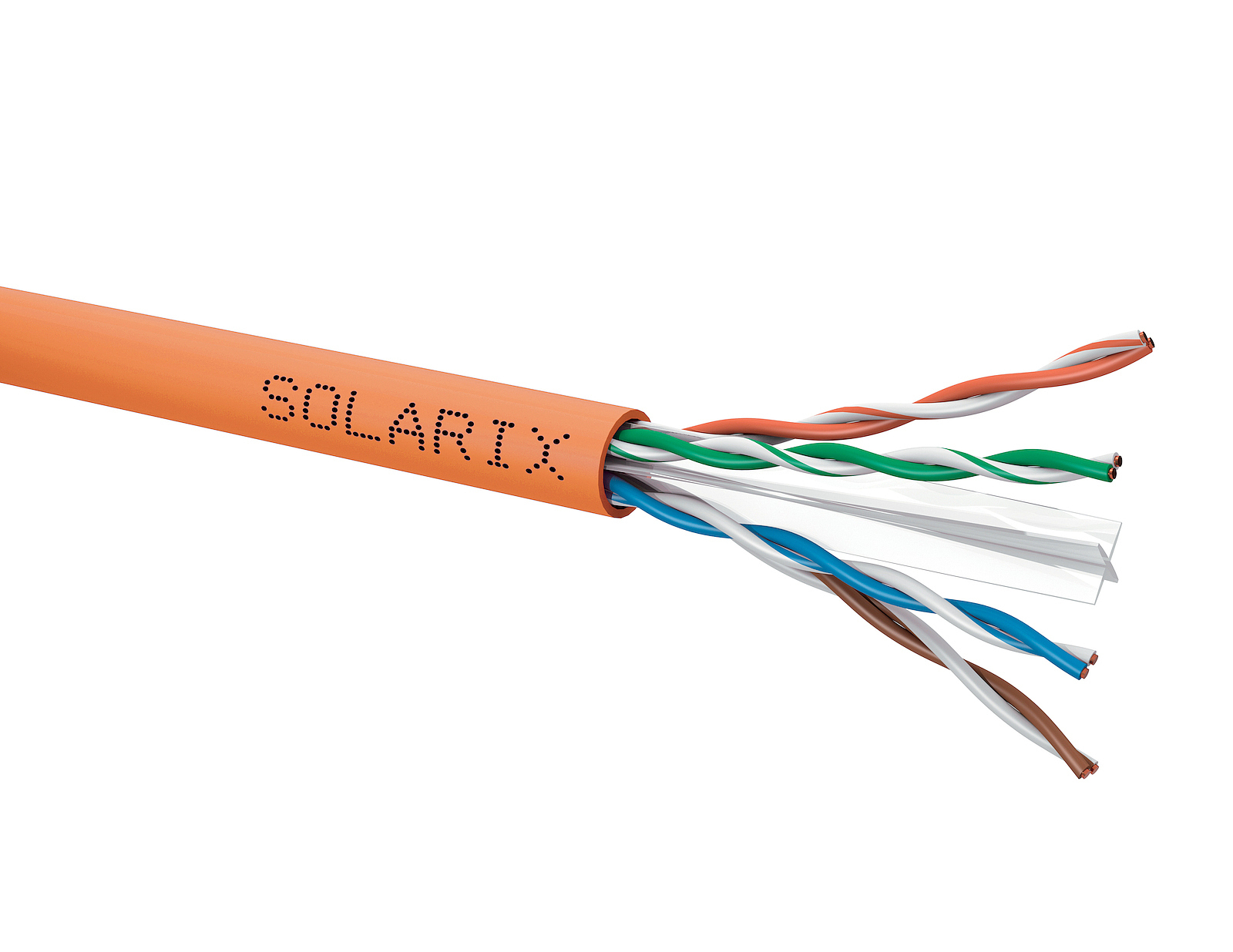 Kabel instalační Solarix CAT6 UTP nestíněný LSOHRF 500 m Solarix