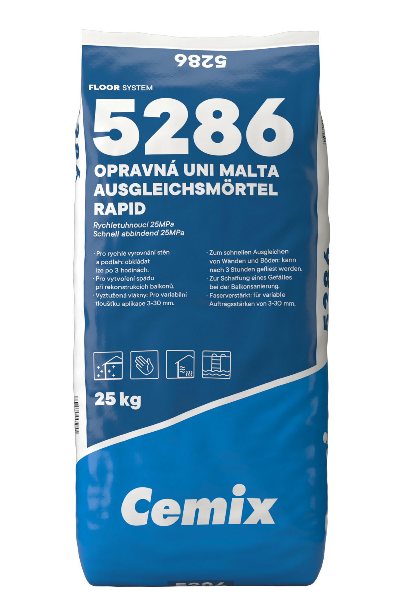 Stěrka opravná Cemix 5286UNI 25 kg Cemix