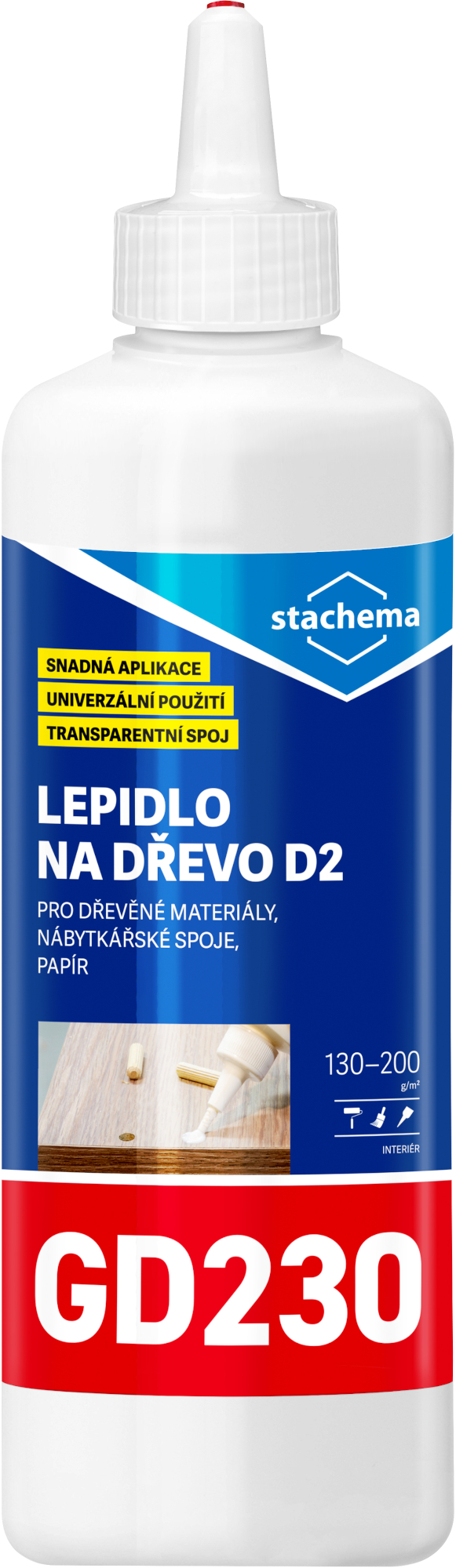 Lepidlo na dřevo D2 Stachema GD230 0