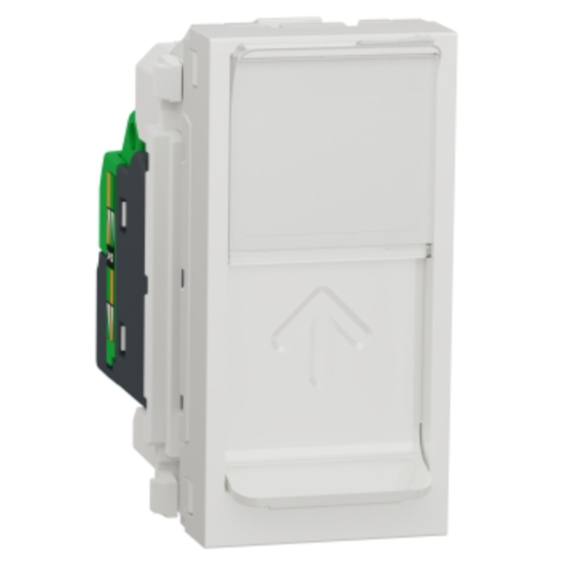 Zásuvka datová Schneider Electric Unica Nová CAT6 1× RJ45 bílá Schneider Electric