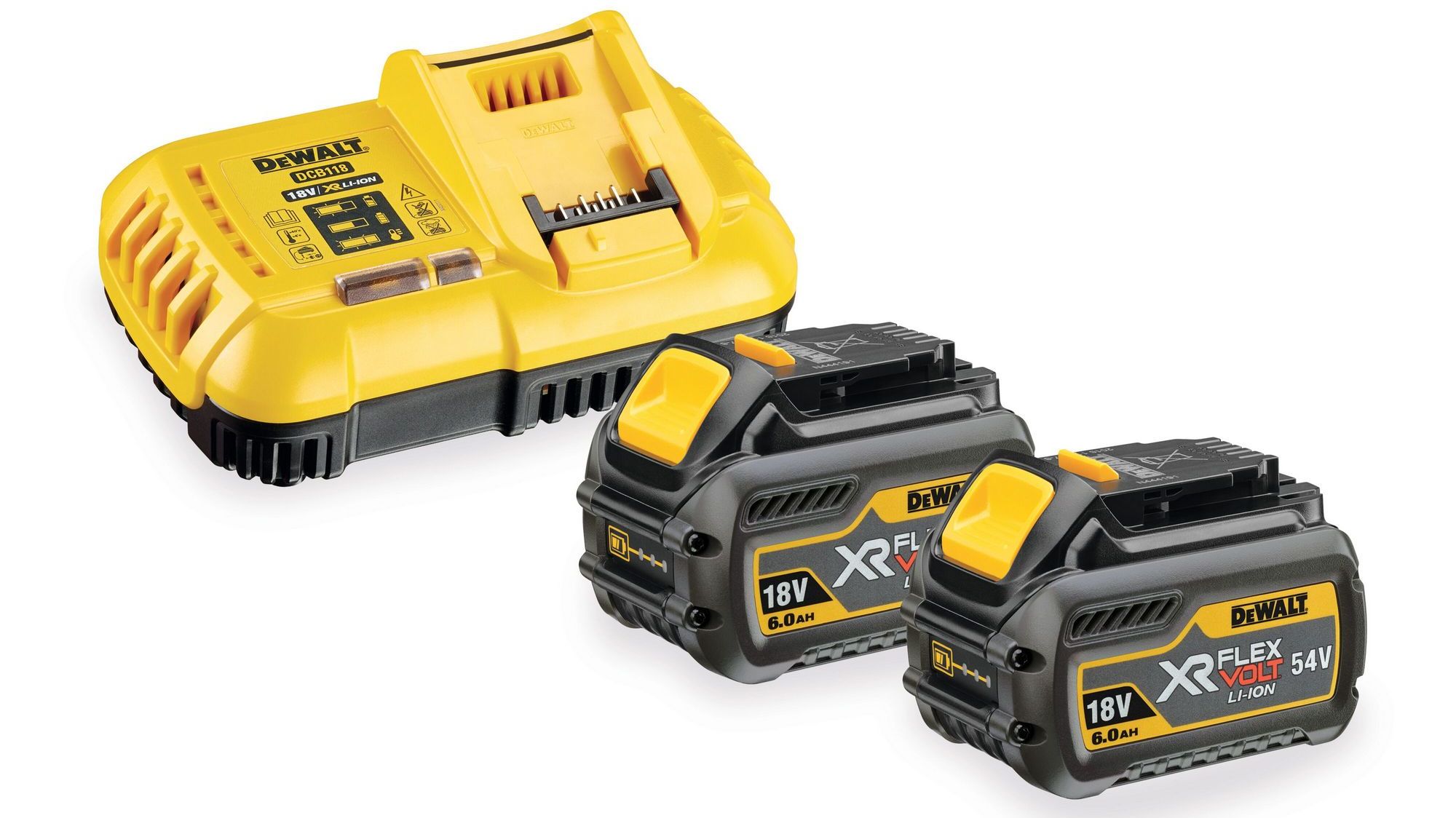 Akumulátory + nabíječka DeWALT DCB118T2 DEWALT