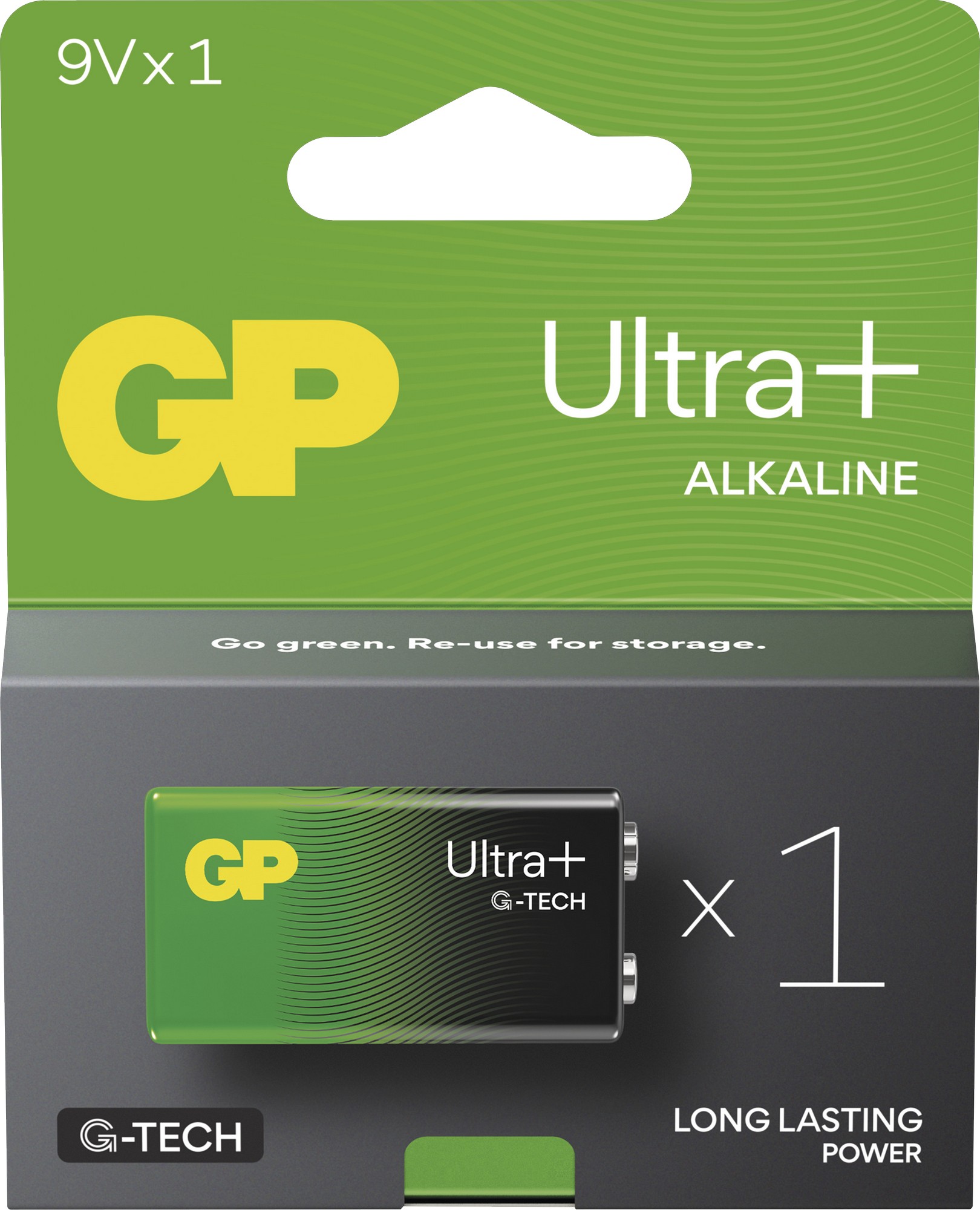 Baterie GP Ultra Plus Alkaline 6LR61 1 ks GP