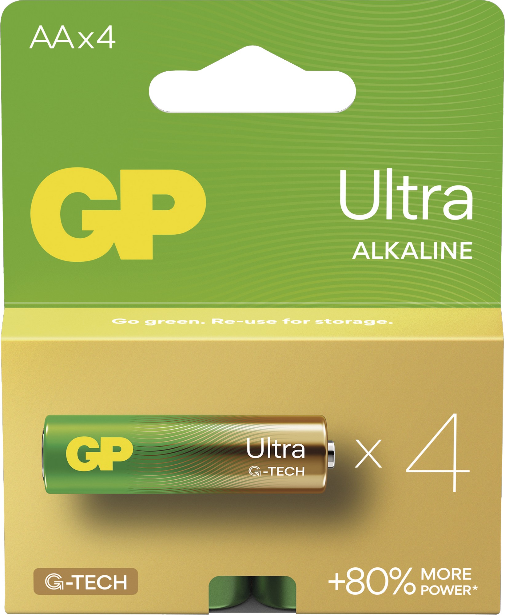 Baterie GP Ultra Alkaline AA 4 ks GP