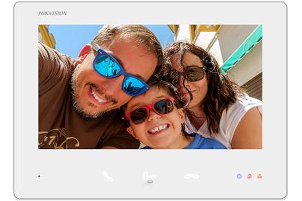 Videotelefon obrazovka Hikvision DS-KH7300EY-TE2 bílá Hikvision