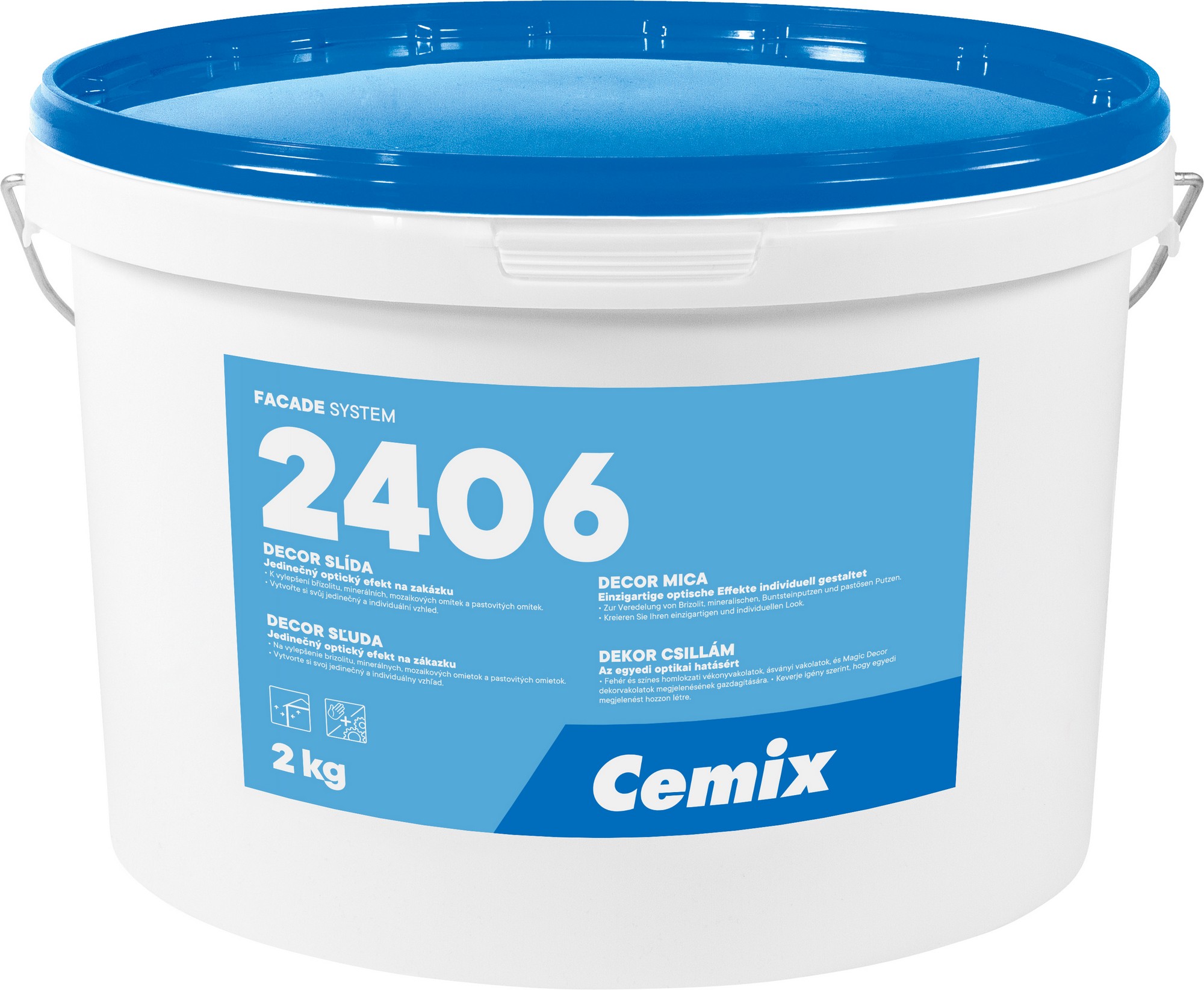 Slída Cemix 2406 Decor 5–10 mm černá 2 kg CEMIX