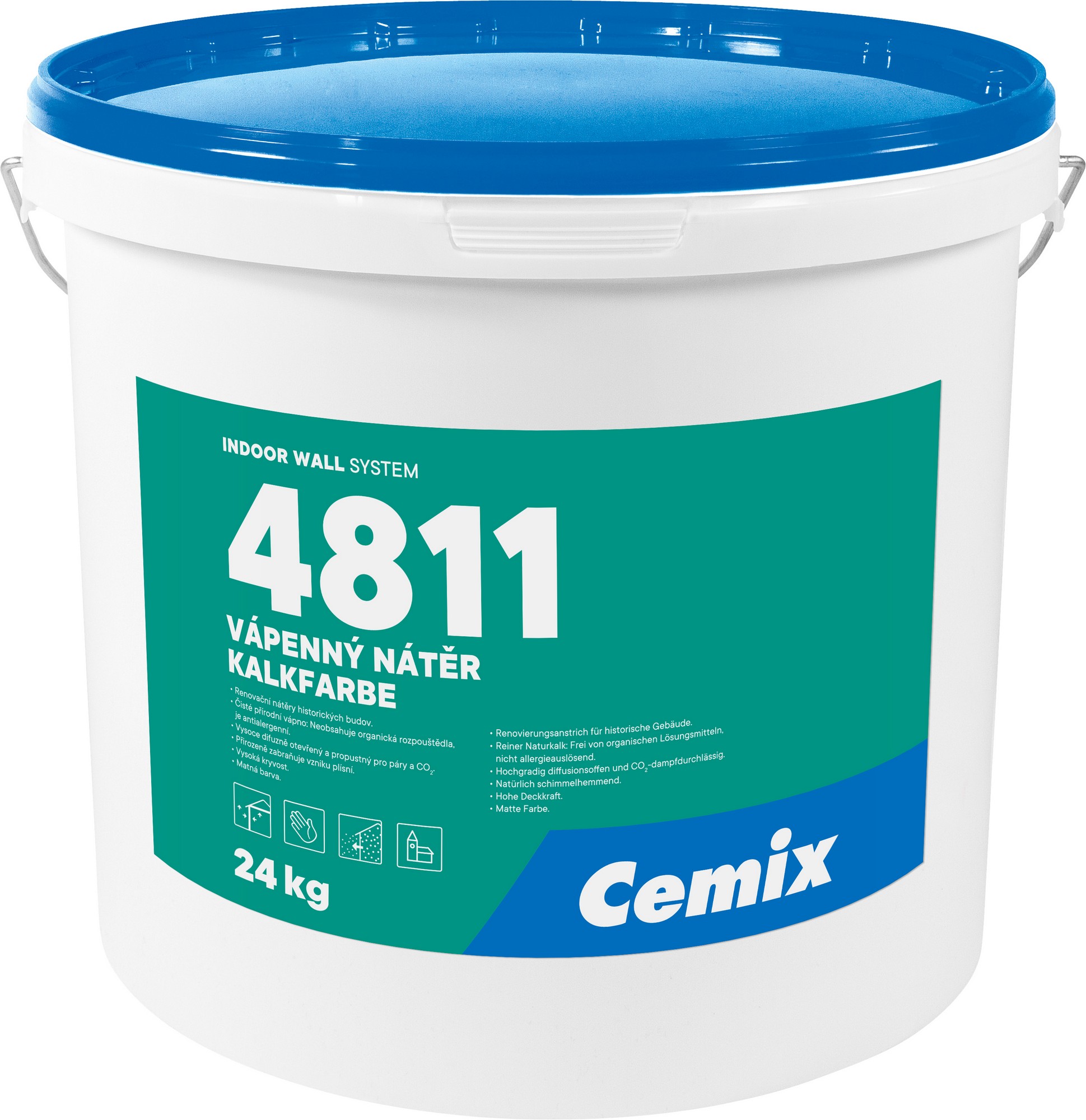 Nátěr vápenný Cemix 4811 bezpř. 24 kg CEMIX