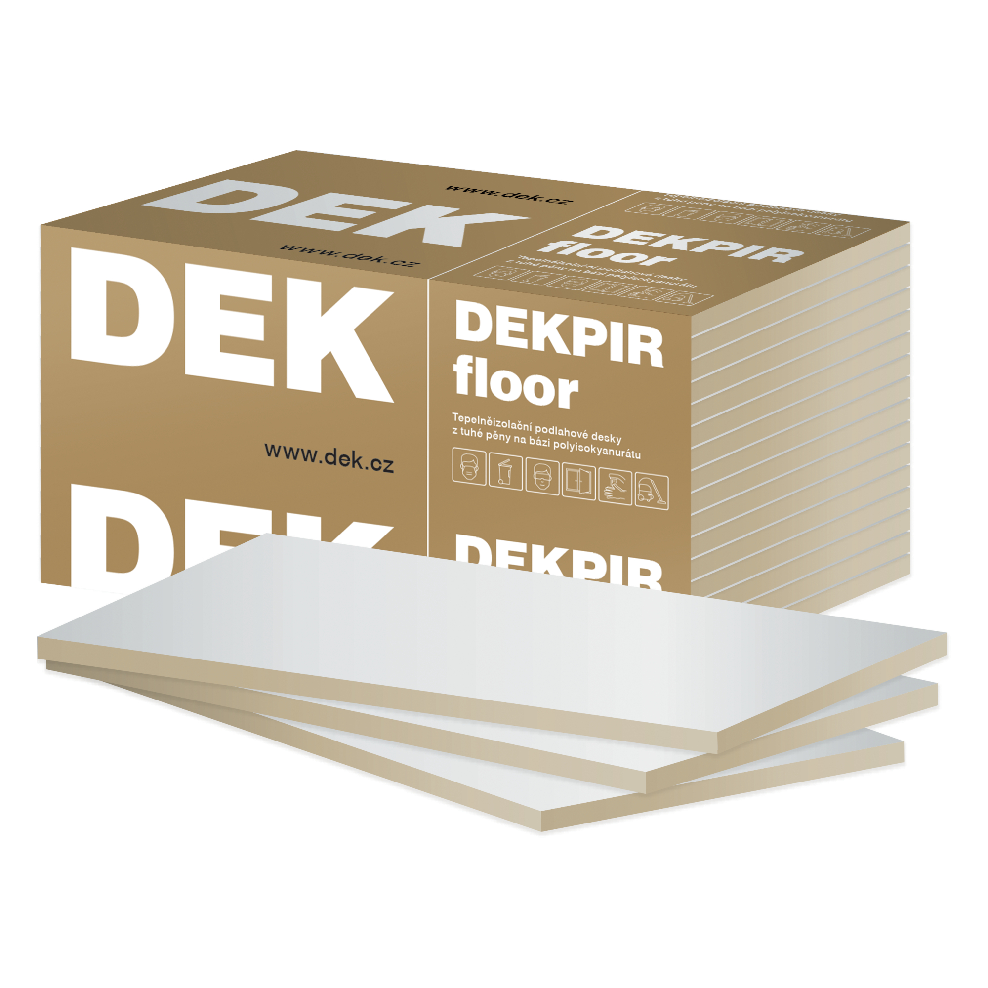 Tepelná izolace DEKPIR Floor 022 80 mm (4